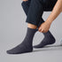 XYXX Crew-Length Socks - Graphite Grey