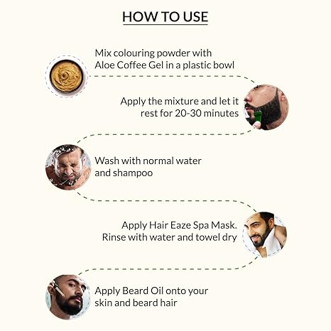 Indus Valley Hypo Allergic Beard Colour For Men