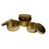 Handicrafted Pure Brass Container Box Set fo 3