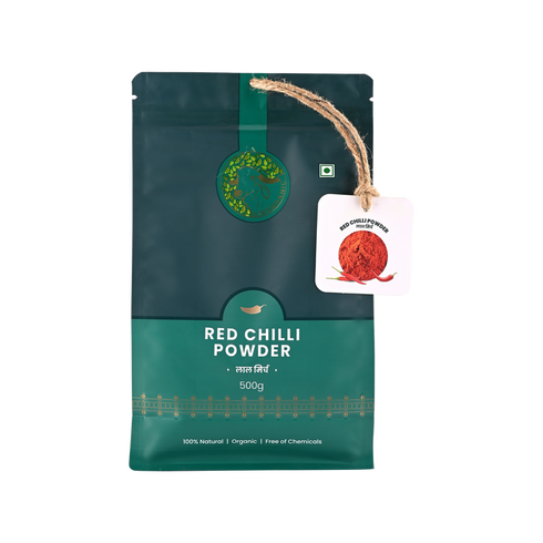 GirOrganic Red Chilli Powder Stone Ground