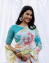 Holi Off White Linen Printed Saree