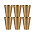 Pure Brass Drinking Glass | Pack of 6