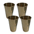 Pure Brass Drinking Glass | Pack of 4