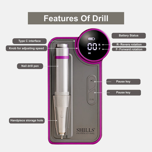 Shills Professional Nail Drill Machine - 508
