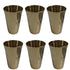Pure Brass Drinking Glass | Pack of 6