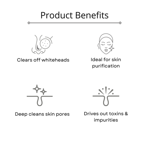 Omorfee India Charcoal-Acacia Whitehead Peel Mask