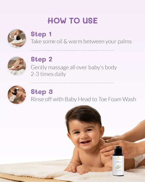 AreoVeda Baby Massage Oil
