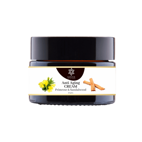 Natuur Anti-Aging Face Cream with Primrose & Sandalwood 50gm
