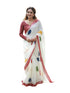 Vasthrlay Off White Border Multicolour Lightweight