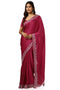Vasthrlay Black Satin Saree