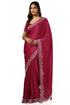 Vasthrlay Black Satin Saree