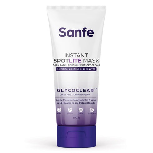 Sanfe Instant Spotlite Mask 100g | Dark Patch Removal for Underarms, Neck & Body