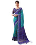Vasthrlay Bandhani Printed Chiffon Orange Saree