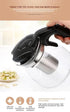 ZROY Enterprise Round Glass Tea Pot(Plastic Hadle)