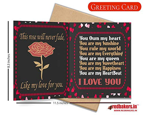 Redbakers.in I Love You 12 Chocolate Gift Box