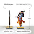 Lord Krishna 2D Miniature Acrylic Figurine – 5 Inch
