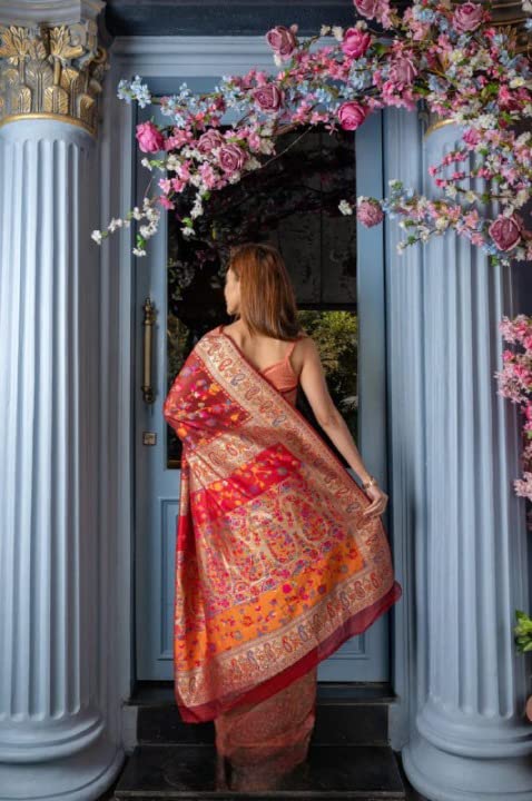 Vasthrlay Banarasi Border Saree