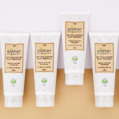 Azafran Organics Deep Pore Cleansing Clay Masque