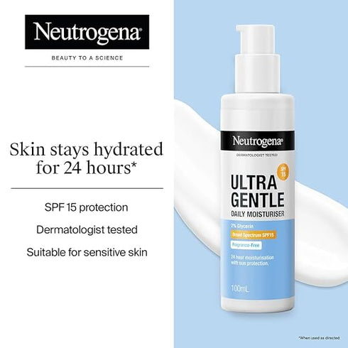 Neutrogena Ultra Gentle Daily Moisturiser SPF 15 100ml