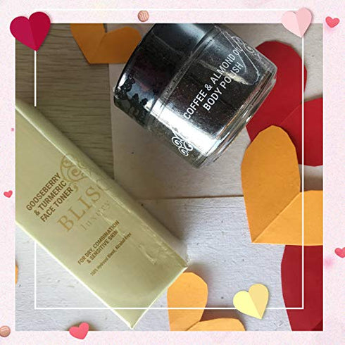 BLISCENT Gooseberry & Turmeric Face Toner, Coffee & Almond Oil Body Polish