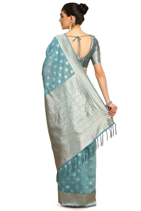 Vasthrlay Tussar Design Tassels