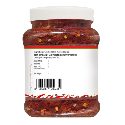 Keyafoods Keya Red Chilli Flakes 300g Premium Quality Crushed Red Chili for Bold Spicy Flavor Perfect for Cooking Seasoning and Garnishing Ideal for Pizzas Pastas Indian and Mexican Dishes