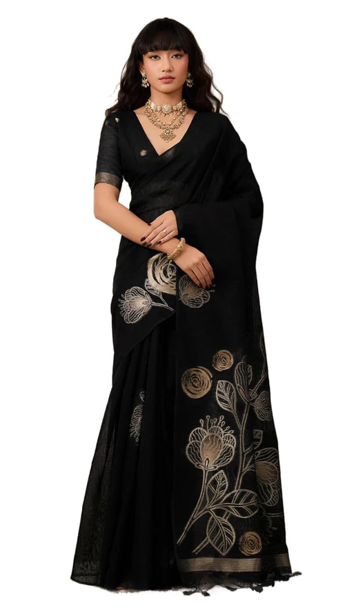 Vasthrlay Handloom Unstitched Saree