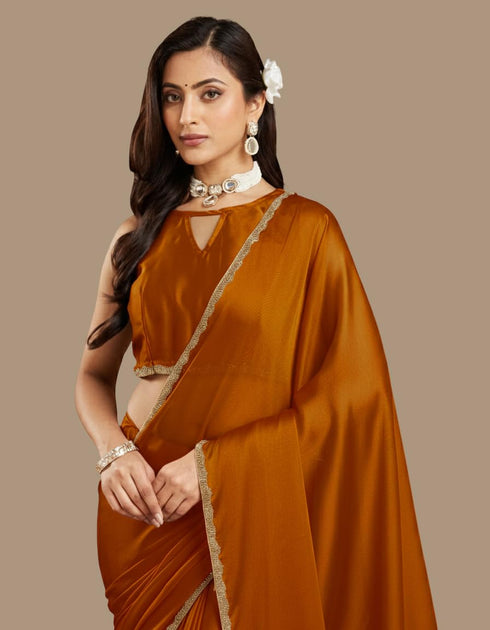 Vasthrlay Purple Decorative Unstitched Saree