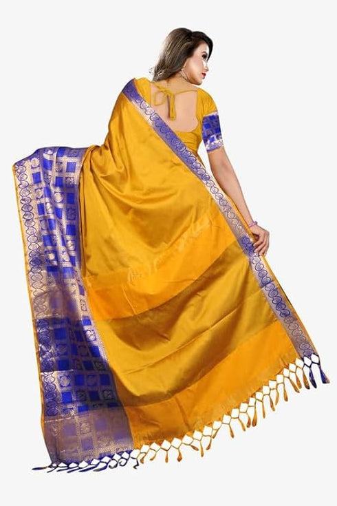 Vasthrlay Banarasi Freesize Ethnic Wear