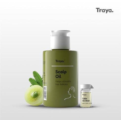 Traya Scalp Oil with Scalp Therapy Booster Shots