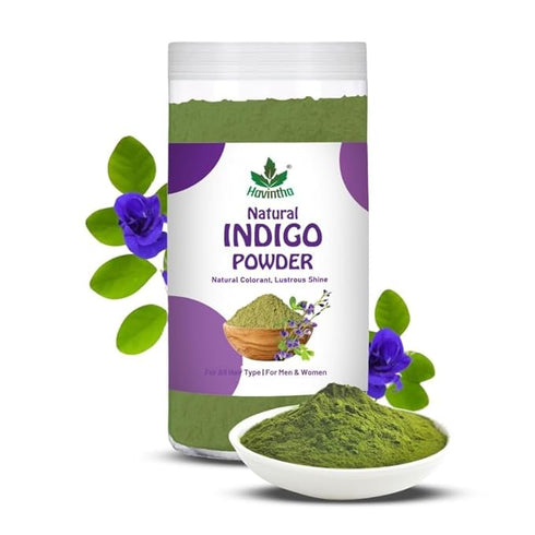 Havintha - Organic Indigo Powder Jar - For Black Hair