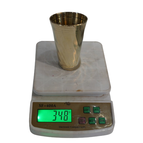 Pure Brass Drinking Glass | Pack of 6