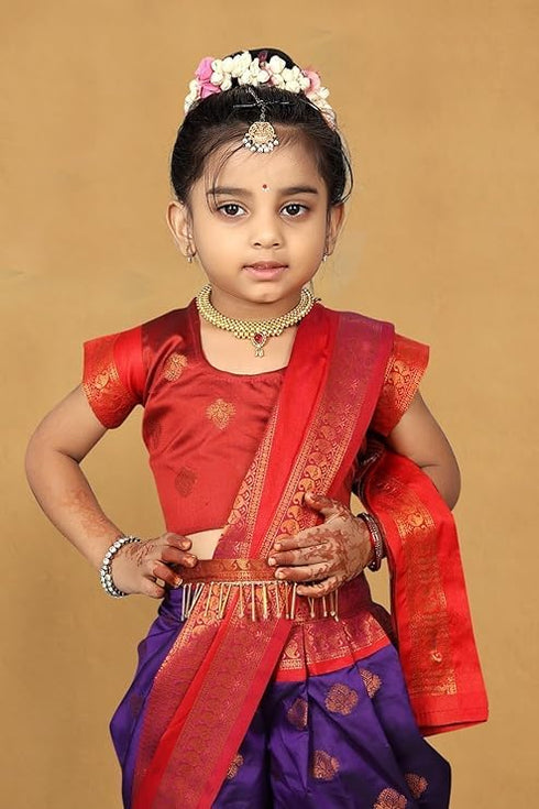 Vasthrlay Paithani Maharashtrian Contrast Traditional