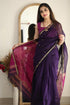 Vasthrlay Banarasi Printed Unstitched Saree