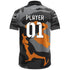 Dika Sports Mens Custom Personalised Number And Number Tshirt Cricket Sports Jersey