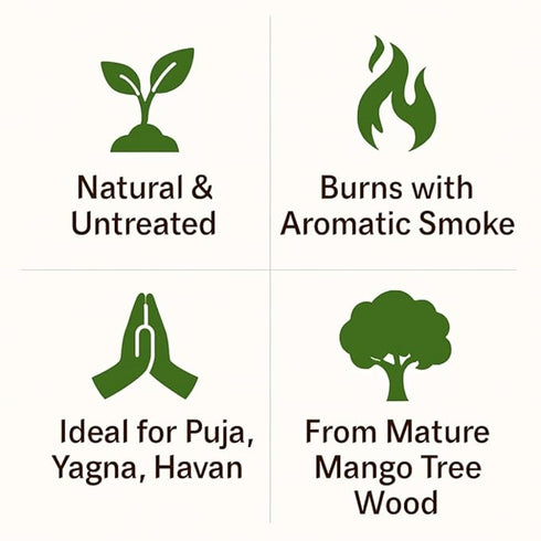 Mango (Aam) Havan Samidha Sticks