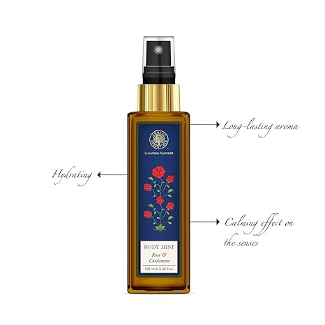 Forest Essentials Rose & Cardamom Body Mist