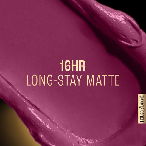 Lakme Forever Matte Liquid Lip Colour | Purple Pout