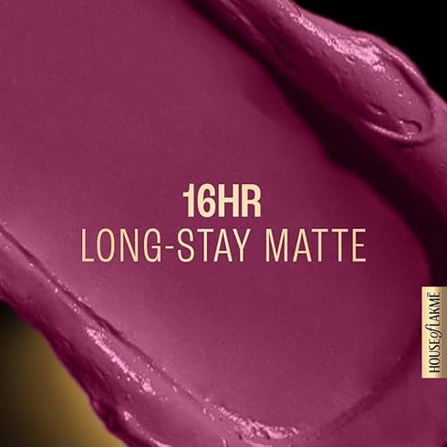 Lakme Forever Matte Liquid Lip Colour Purple Pout 5.6ml