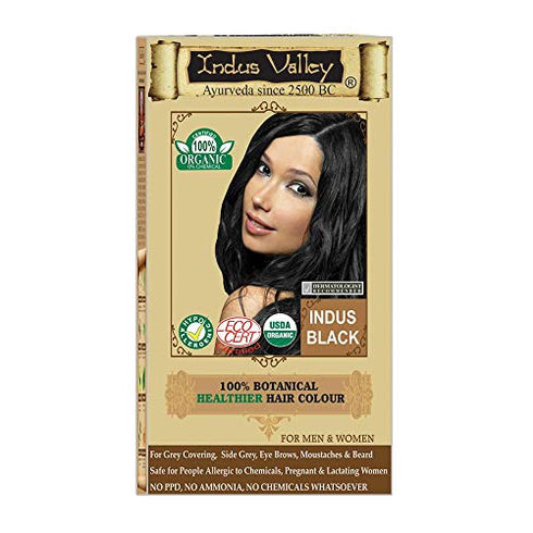 Indus Valley 100% Certified Organic Botanical Dark Brown Otp