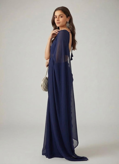 Vasthrlay Georgette Lightweight Ethnic Wear