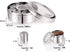 STEEPLE 12 In 1 Stainless Steel Masala Box | Spice Box For Kitchen