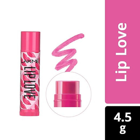 Lakme Lip Love Chapstick | Strawberry | 4.5g