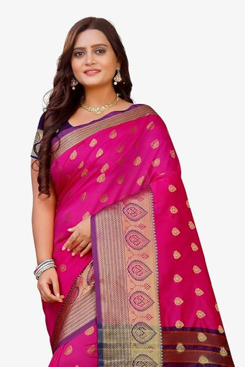 Vasthrlay Kanjeevaram Freesize Ethnic Wear
