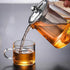 ZROY ENTERPRISE Borosilicate Round Glass Tea Pot