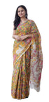 Vasthrlay Kalamkari Printed Cotton Linen Traditional