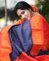 Vasthrlay Orange Saree