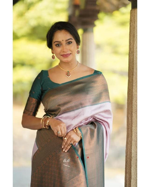 Vasthrlay Banarasi Border Saree