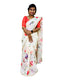 Vasthrlay Off White Printed Elegant Unstitched