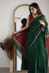 Vasthrlay Kanjivaram Unstitched Saree
